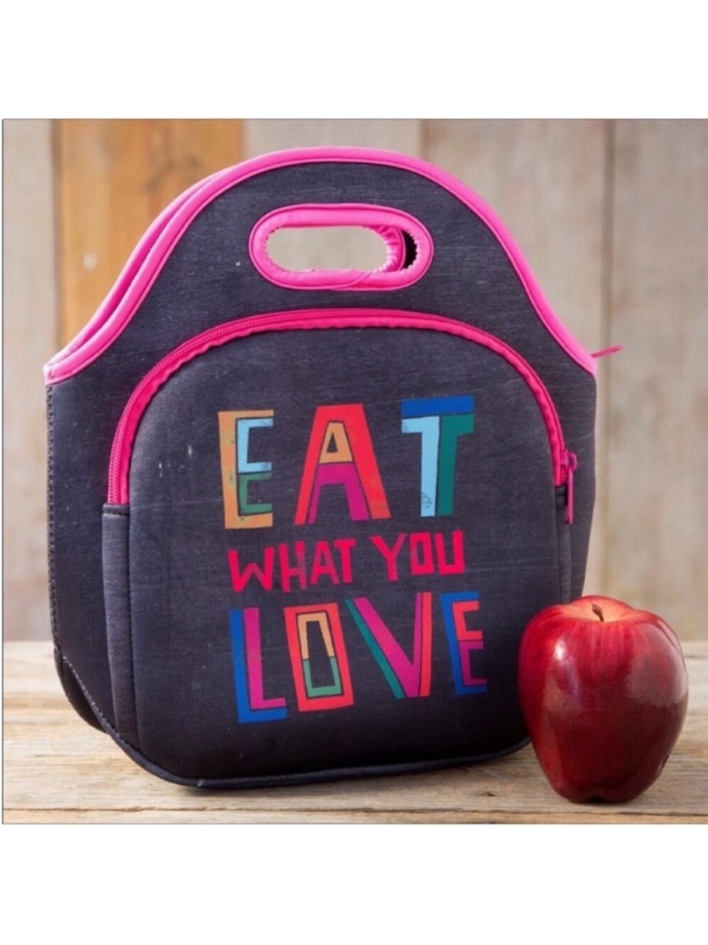 Natural Life “Eat What You Love” Neoprene Insulated Lunch Bag - Picture 9 of 9